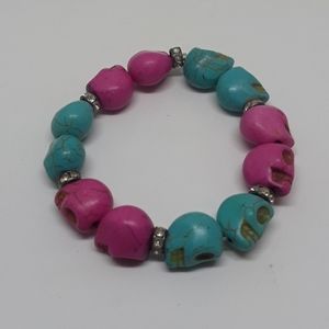 skull bead bracelet